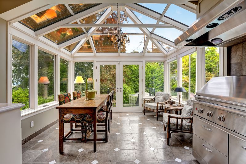 Sunroom with Panoramic Windows